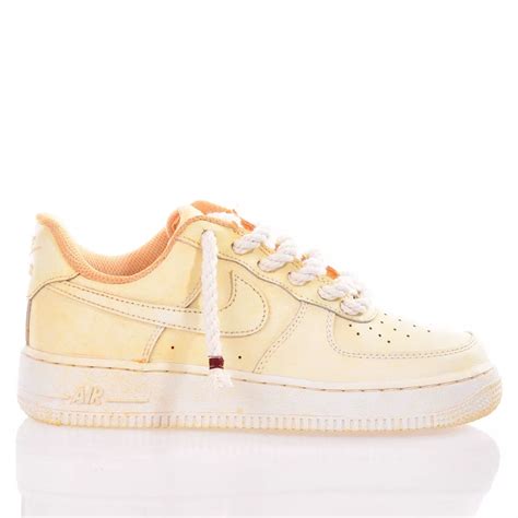 nike aire force gelb|Nike Air Force 1 white shoes.